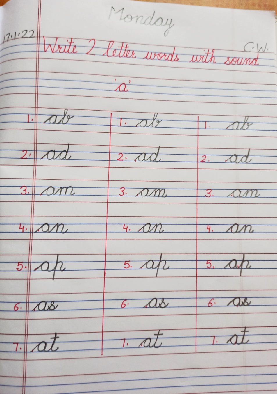 2 letter words – Paragon Convent